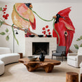 Winterberry Tidings I Mural Wallpaper - room preview 04