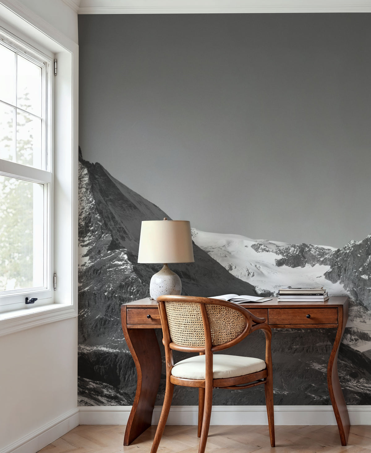 Alpine Summit Mural Wallpaper - room preview 04