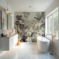 The Tenderness of Orchids, Sage Mural Wallpaper - room preview 04