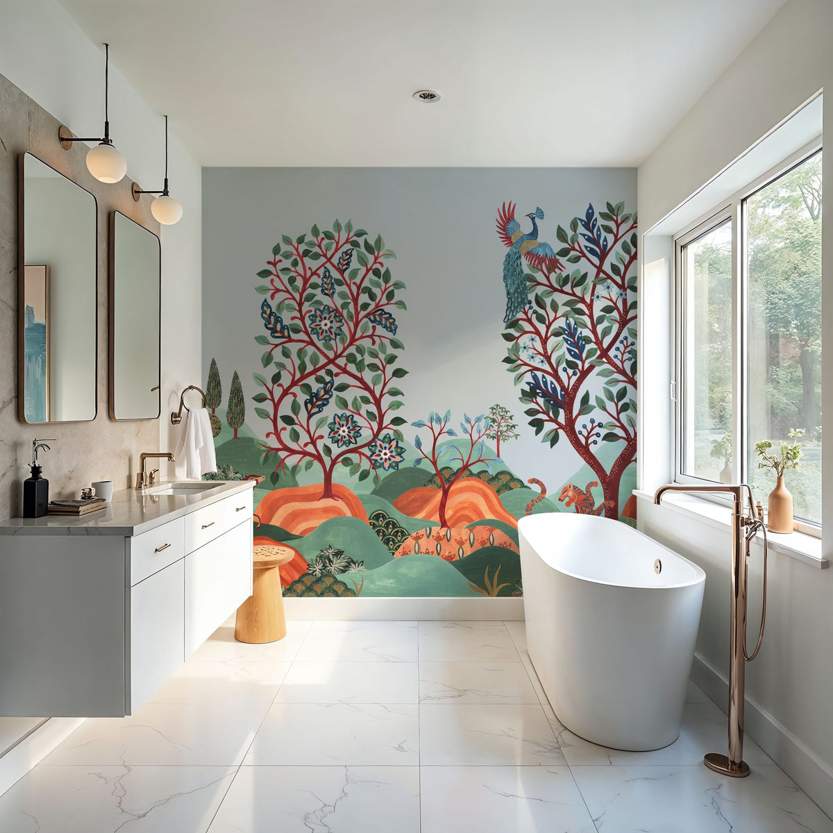 Garden of Myth and Memory, Sky Mural Wallpaper - room preview 04