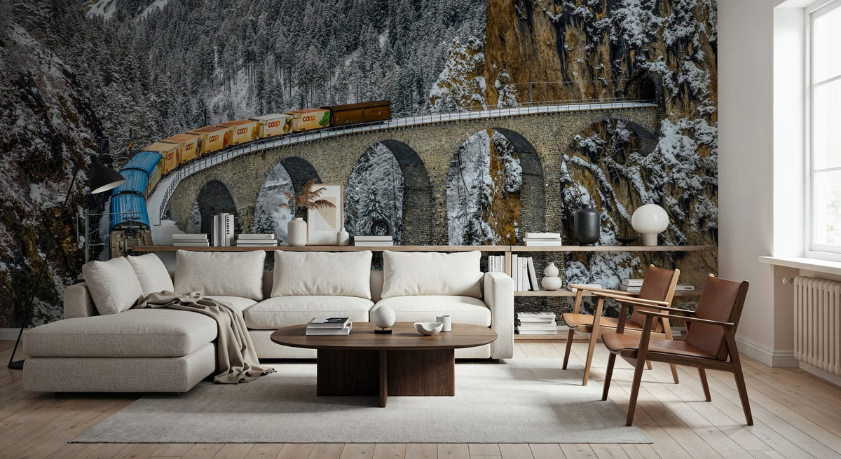 Transalpine Mural Wallpaper - room preview 04