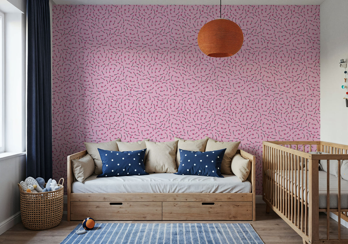 Floral Connection Mural Wallpaper - room preview 04