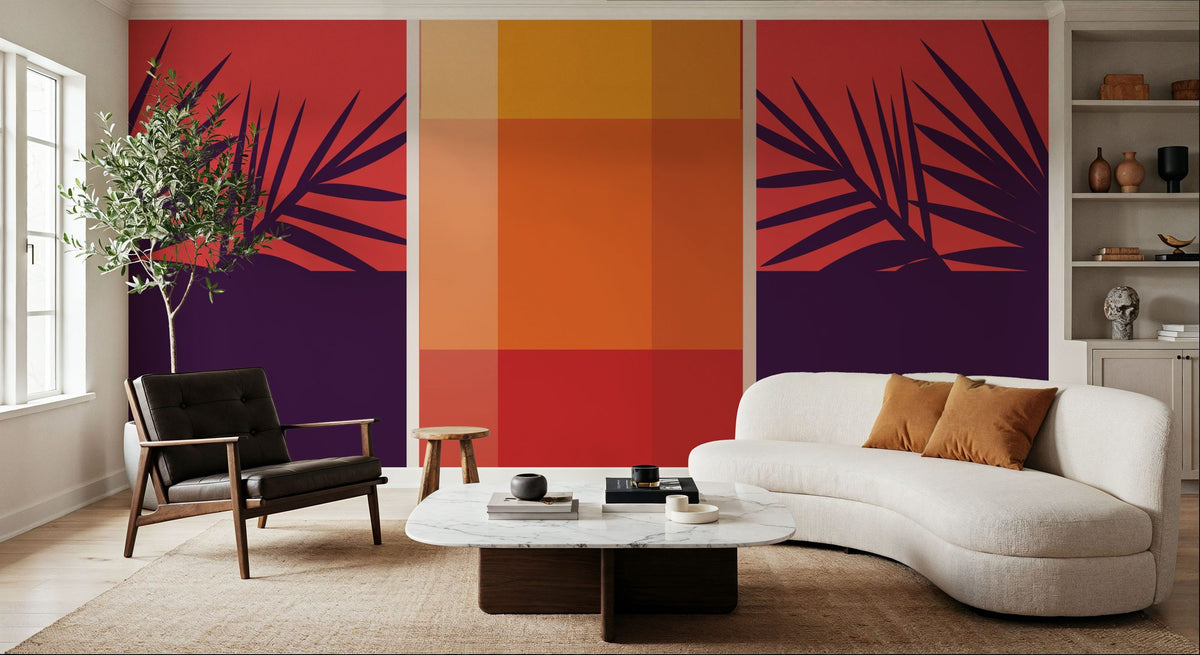 Tequila Sunrise Mural Wallpaper - room preview 04