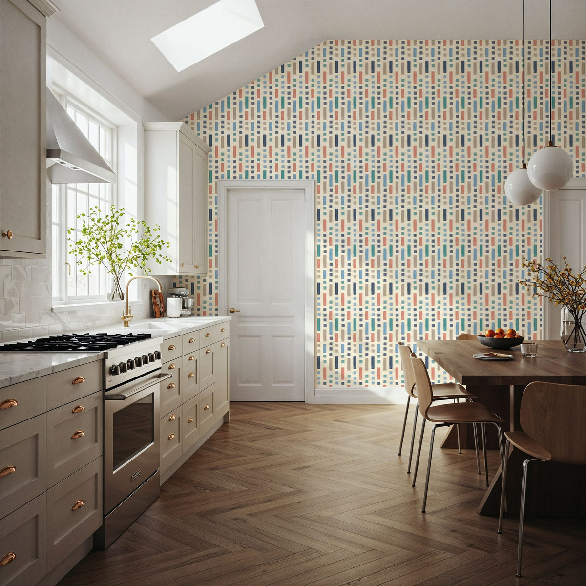 Coastal Signals Mix Mural Wallpaper - room preview 04