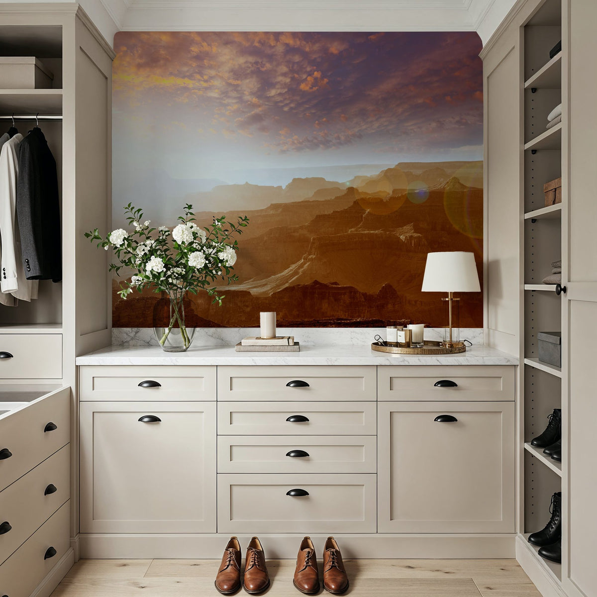 Grand Canyon Sunset Mist Mural Wallpaper - room preview 04