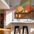 Pink Cup with Wooden Bowl Mural Wallpaper - room preview 04