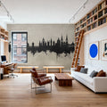 Lucerne Switzerland Luzern Skyline Concrete Mural Wallpaper - room preview 04