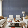 Nara Mirrored Flowers Mural Wallpaper - room preview 04