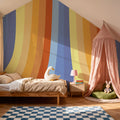 Hippie Rainbow Mural Wallpaper - room preview 04