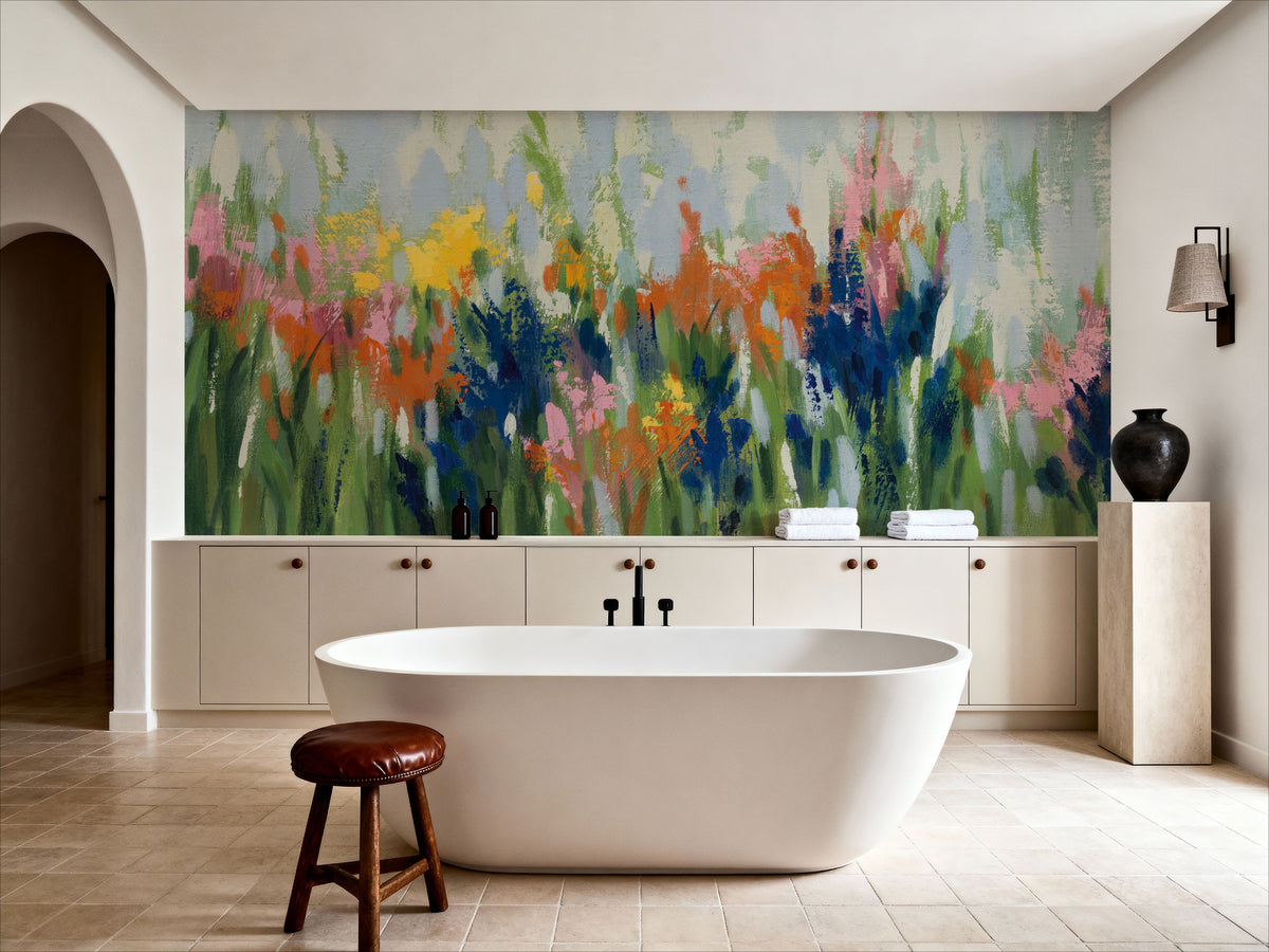 Early Summer Bloom I Mural Wallpaper - room preview 04