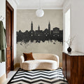 Varaždin Croatia Skyline Concrete Mural Wallpaper - room preview 04