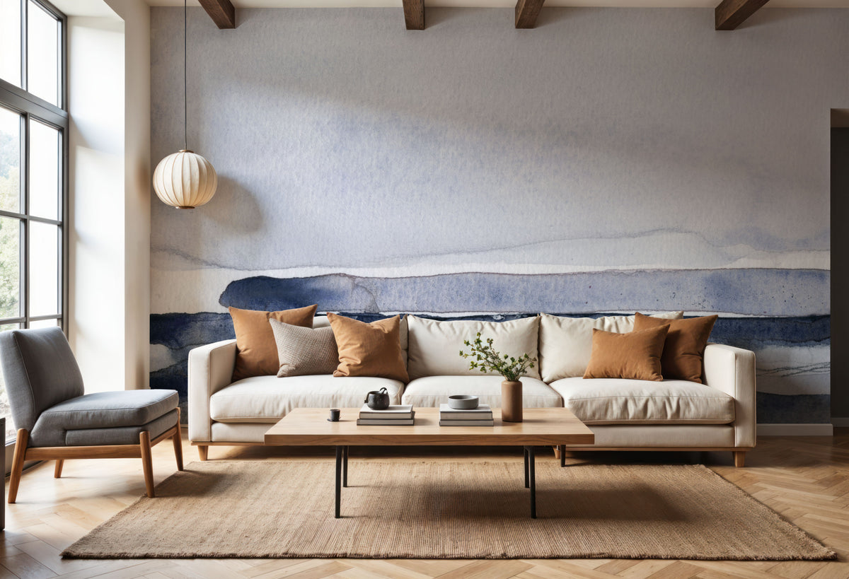 Grey Skies II Mural Wallpaper - room preview 04
