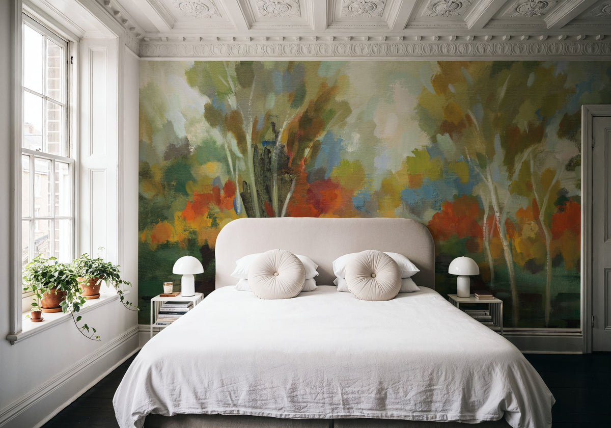 Birch Trees Mural Wallpaper - room preview 04