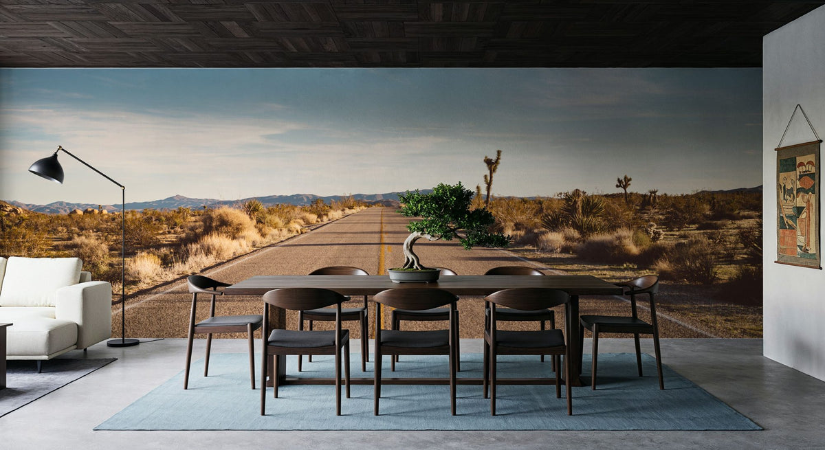 Joshua Tree Road Mural Wallpaper - room preview 04