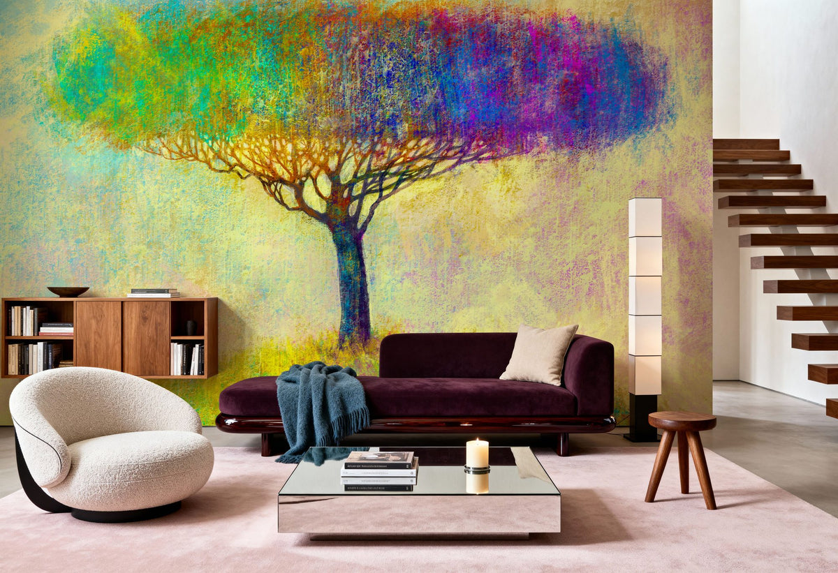 Rainbow Canopy Mural Wallpaper - room preview 04