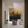 Sunset Metropolis Mural Wallpaper - Red Tone - room preview 04