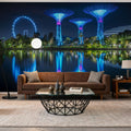 Gardens by the Bay Mural Wallpaper - room preview 04