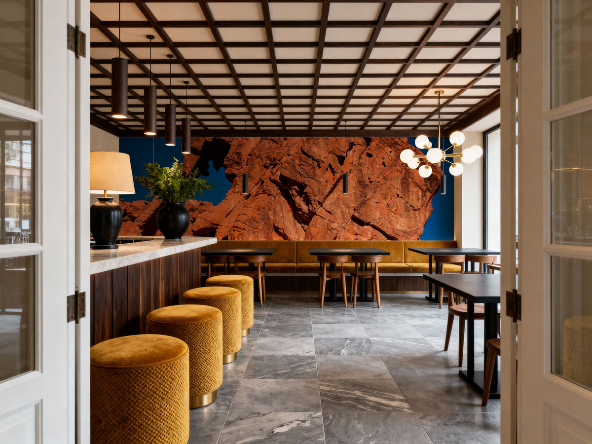 Elephant Rock Mural Wallpaper - room preview 04