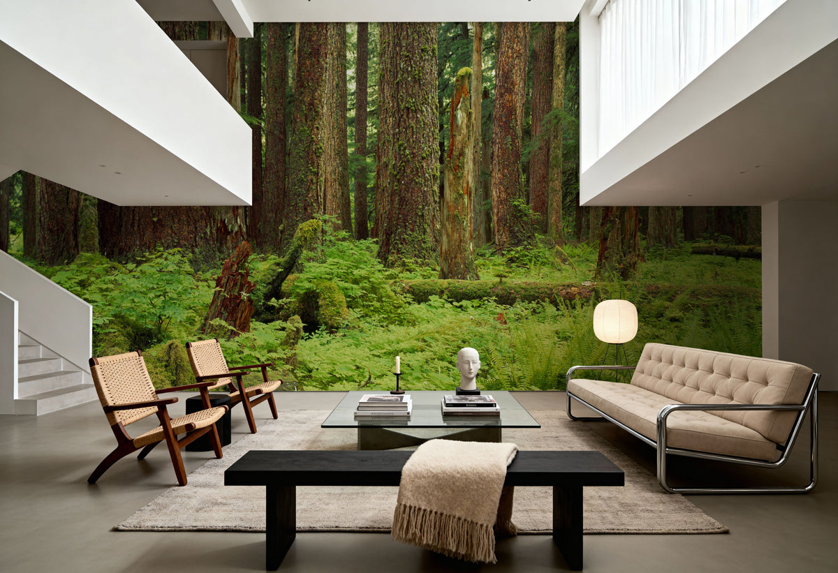 Forest Floor Mural Wallpaper - room preview 04