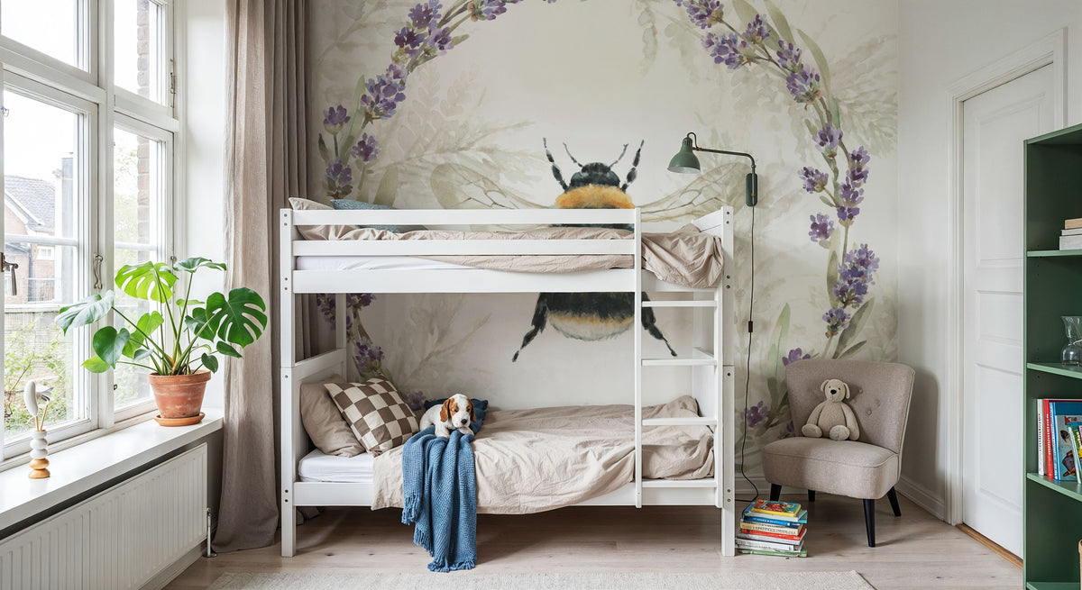 Fresh Lavender IV Mural Wallpaper - room preview 04