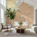 Map of Ottawa Mural Wallpaper - room preview 04