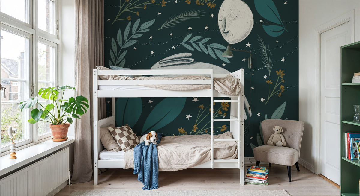 Sweet Dreams Bunny VI Mural Wallpaper - room preview 04