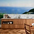 Coastal Highway Journey Blue Mural Wallpaper - room preview 04