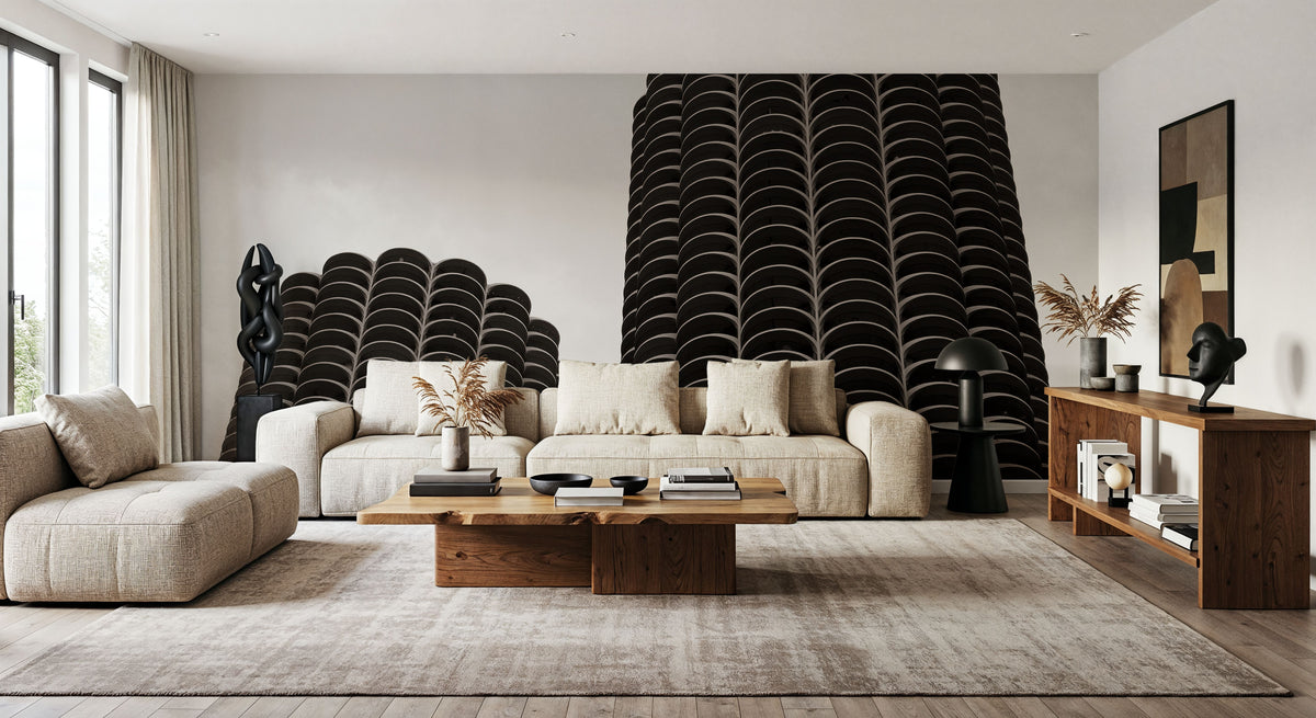 Chicago Skyline Marina City II Mural Wallpaper - room preview 04