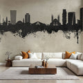 Tirana Skyline Concrete Mural Wallpaper - room preview 04