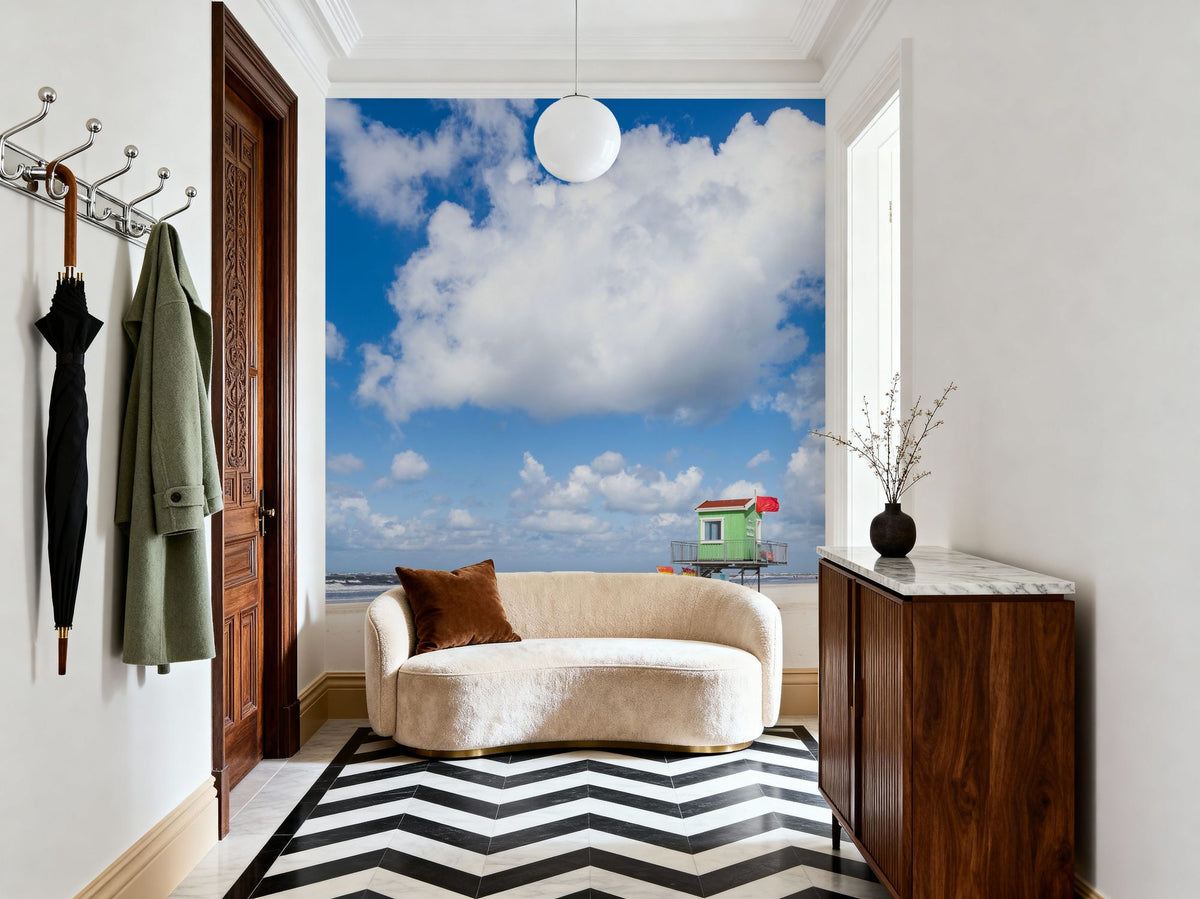 Beach House Mural Wallpaper - room preview 04