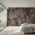Banana Grove, Lilac Mural Wallpaper - room preview 04
