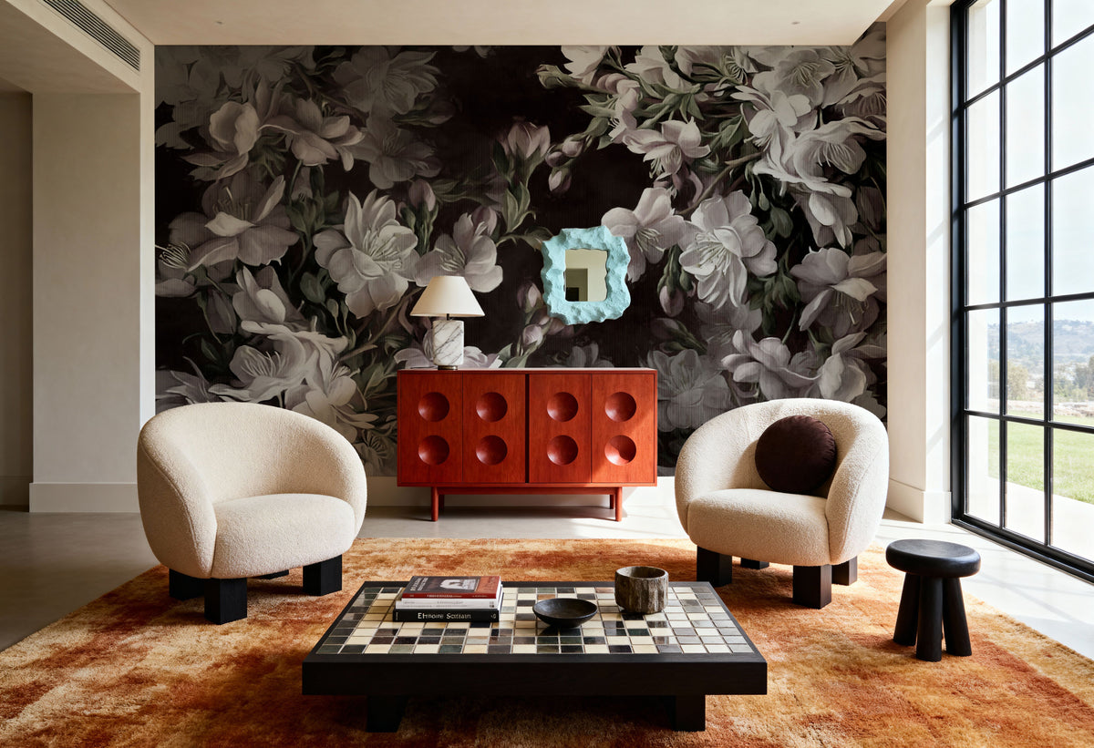 Apple Blossoms Mural Wallpaper - room preview 04