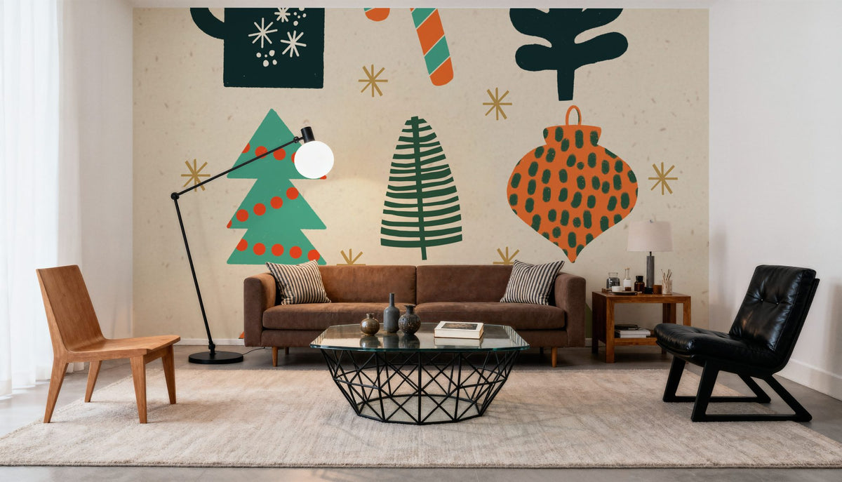 Winter Cheer I Mural Wallpaper - room preview 04