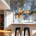 Golden Hydrangea Mural Wallpaper - room preview 04