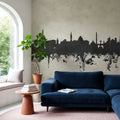 Stuttgart Germany Skyline Concrete Mural Wallpaper - room preview 04