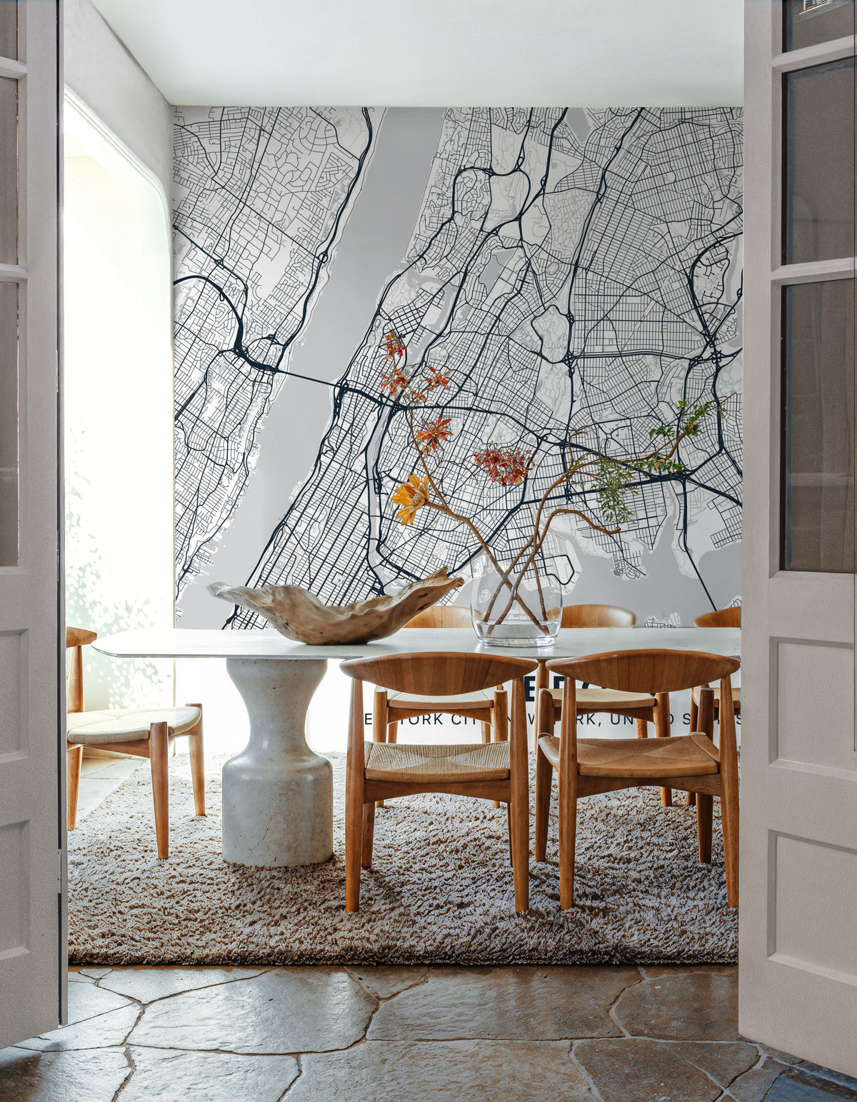 Map of the Bronx Mural Wallpaper - room preview 04