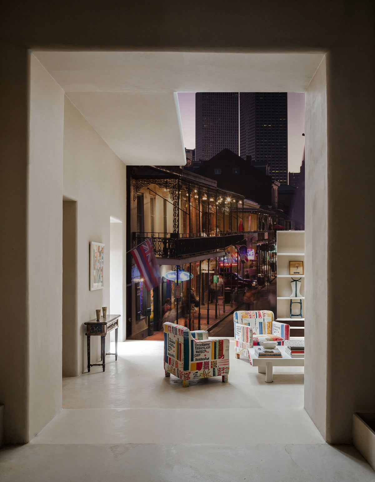 Bourbon Street Twilight Mural Wallpaper - room preview 04