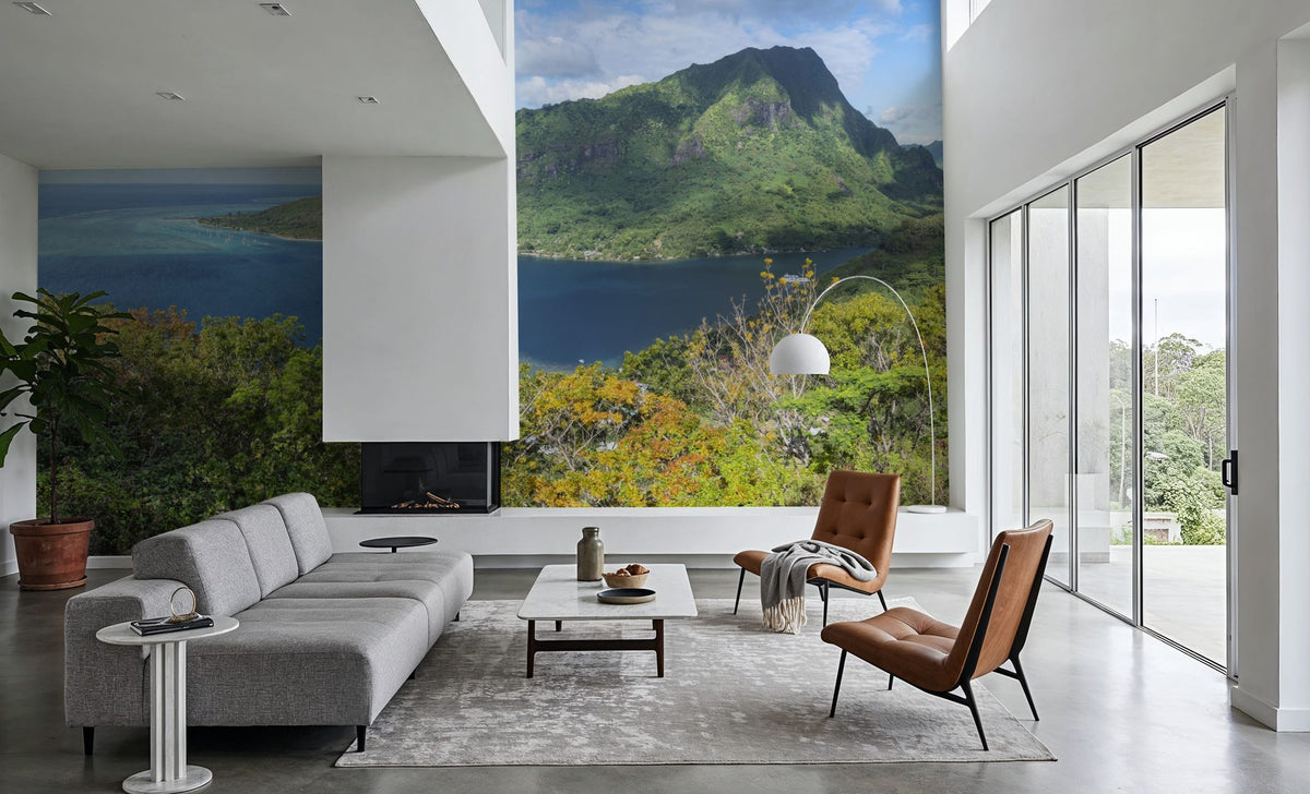 Opunohu Bay Mural Wallpaper - room preview 04