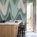 Abstract Paints, Pastels Mural Wallpaper - room preview 04