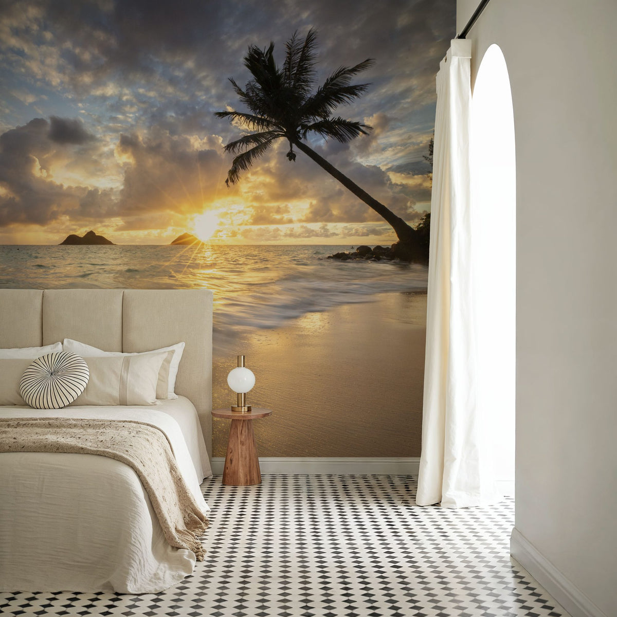 Oahau Beach Mural Wallpaper - room preview 04