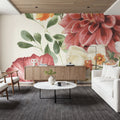Amber Blossoms IV Mural Wallpaper - room preview 04