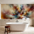 Abstract Journey in Earthy Colors Mural Wallpaper - room preview 04