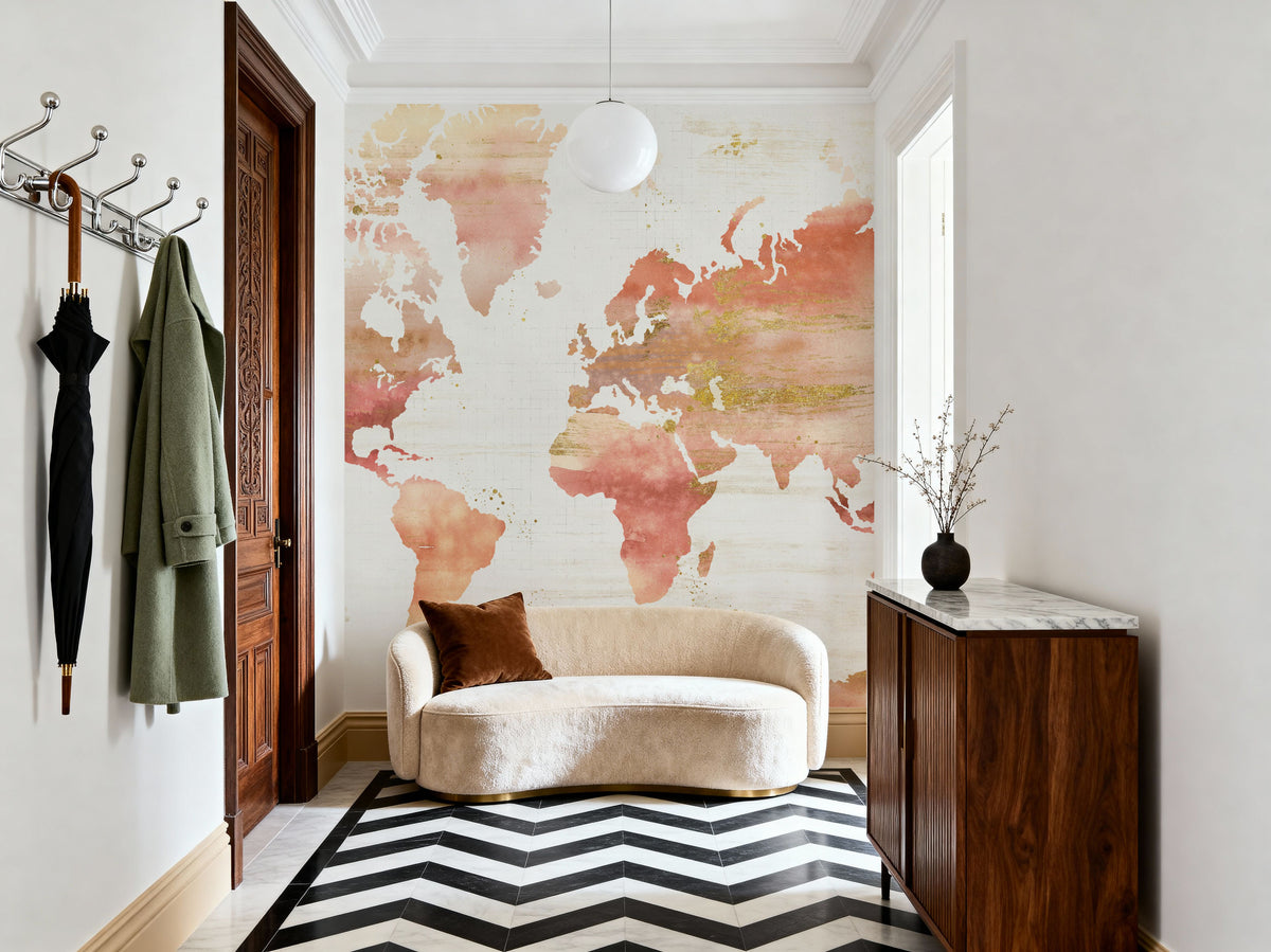 Desert Bloom World Mural Wallpaper - room preview 04