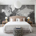 World Map Cities - Patwin Mural Wallpaper - room preview 04