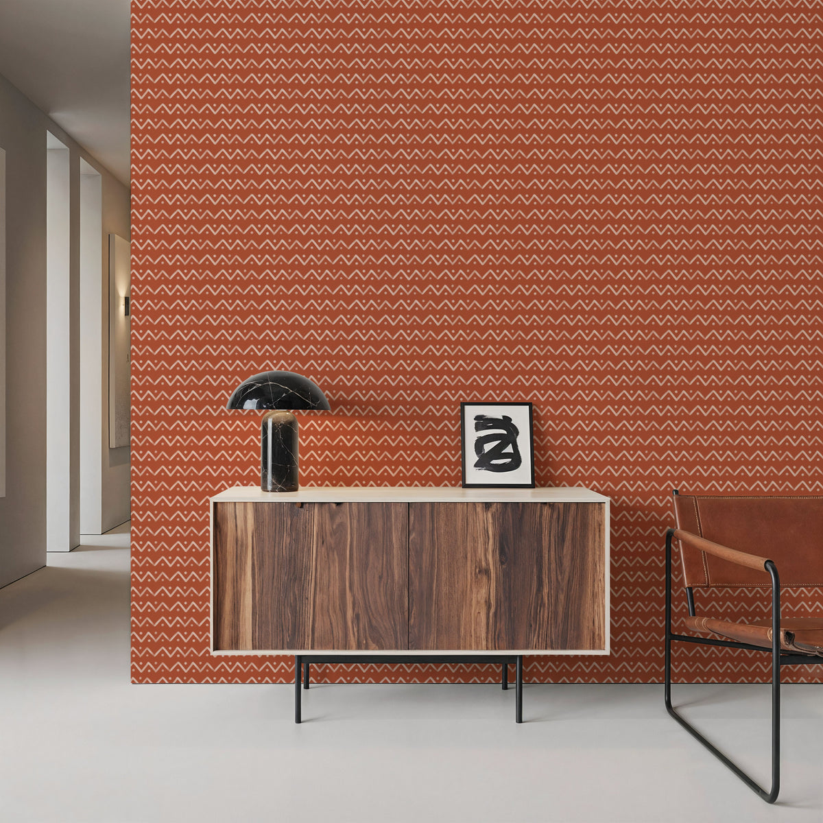 Peak Lines Mural Wallpaper - room preview 04
