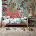 Floralscape Fairies I Mural Wallpaper - room preview 04