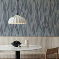 Palm on Grey Mural Wallpaper - room preview 04