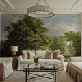 Painted Oak Landscape Mural Wallpaper - room preview 04