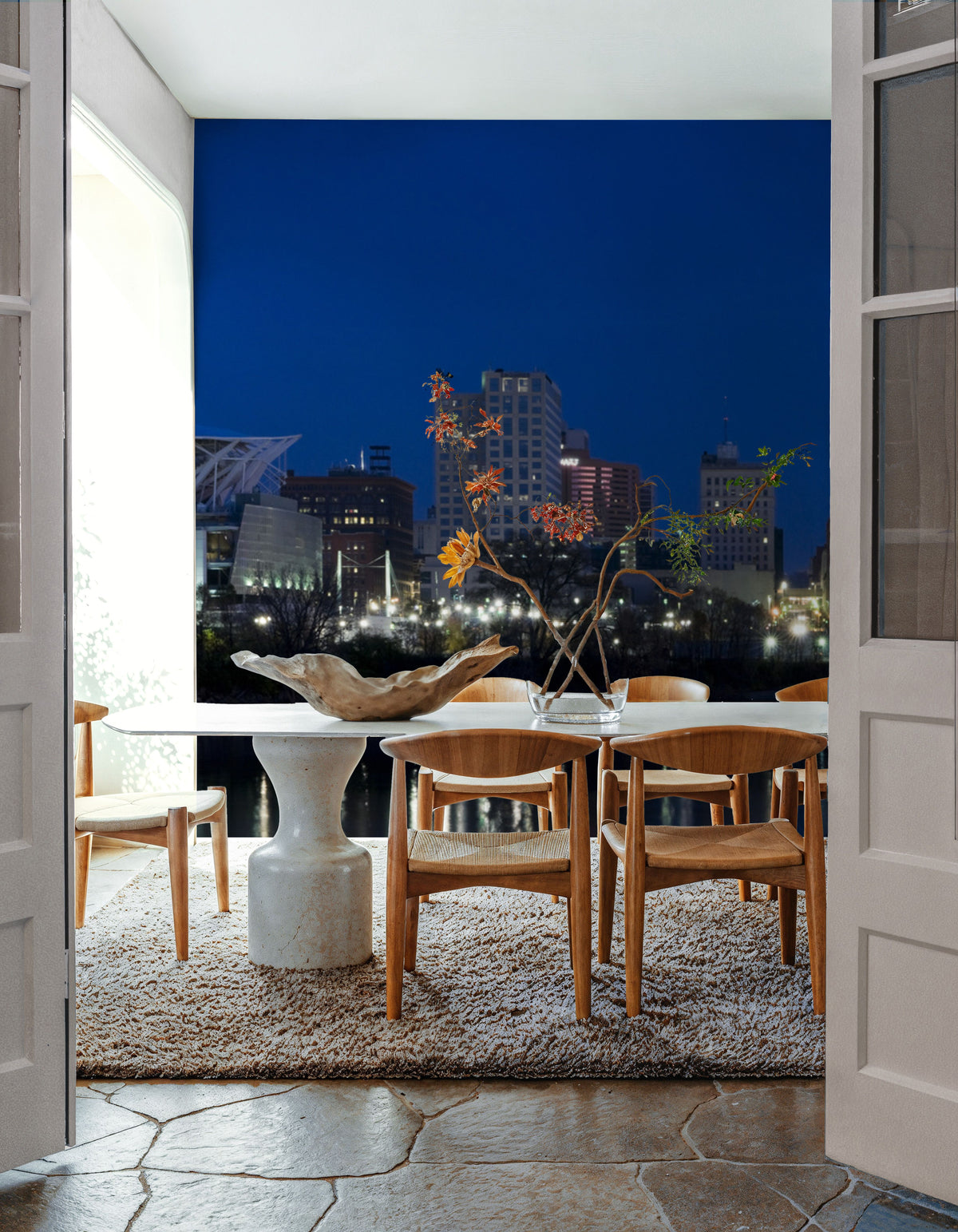 Luminous Skyline Mural Wallpaper - room preview 04