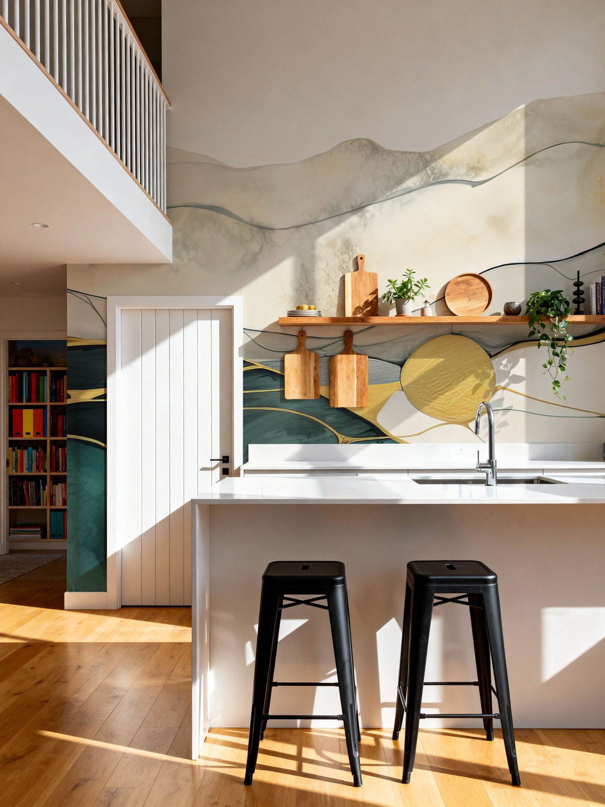 Heart of the Ocean Mural Wallpaper - room preview 04